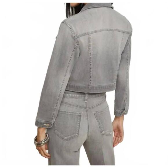 NEW L'AGENCE koda cropped jacket in barron
